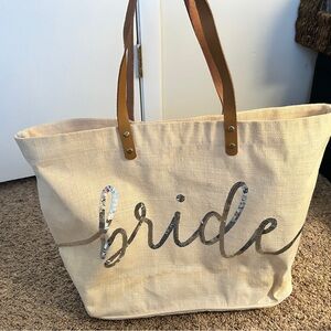 Canvas Bride Tote